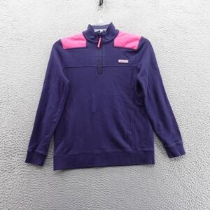 Vineyard Vines Shep Shirt Pullover Small‎ Purple Pink Women Preppy Casual